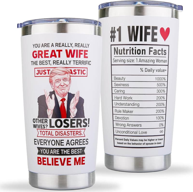 Wedding Anniversary - 20oz Trump Wife Tumbler