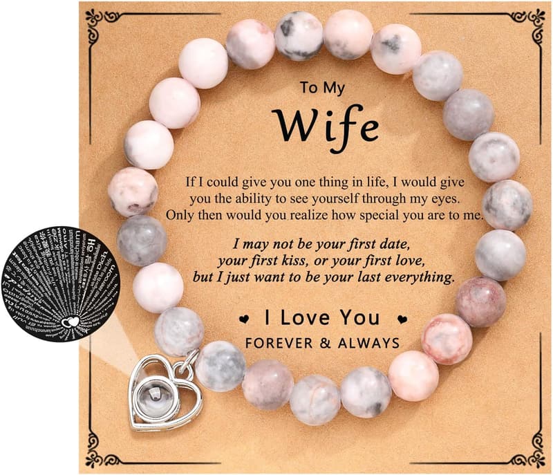 I Love You 100 Language Bracelet - Perfect Gift for Her