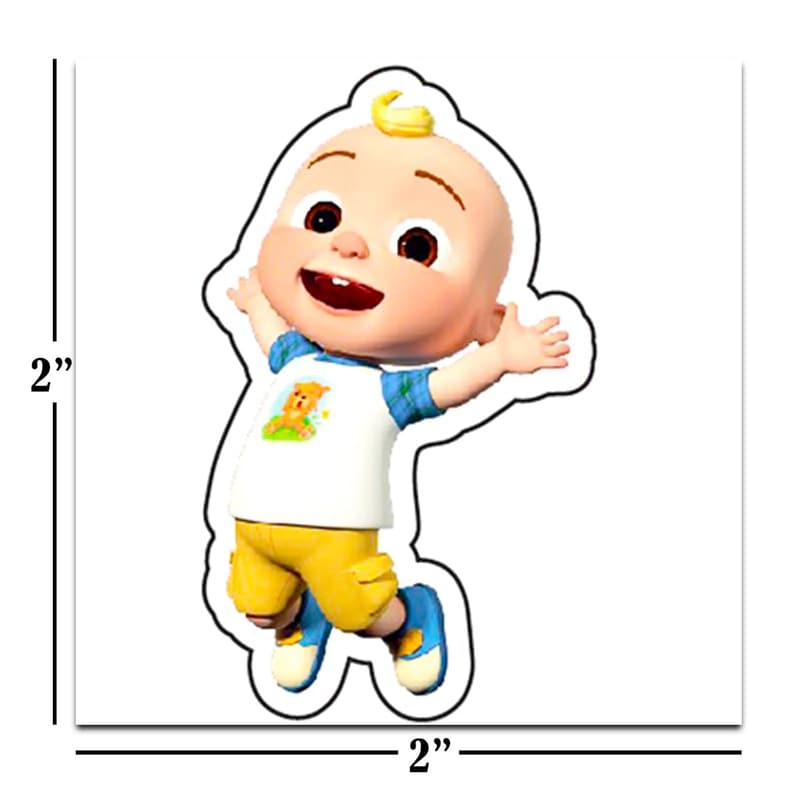 Cocomelon Birthday Party Favor: 72 Temporary Tattoos for Kids