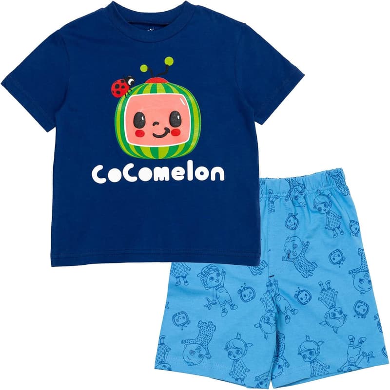CoComelon JJ T-Shirt and French Terry Shorts Set