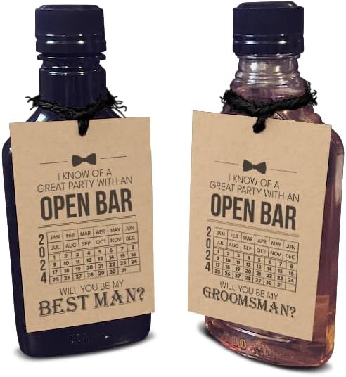 Funny Groomsmen Proposal Cards - Set of 10 Tags for Groomsmen