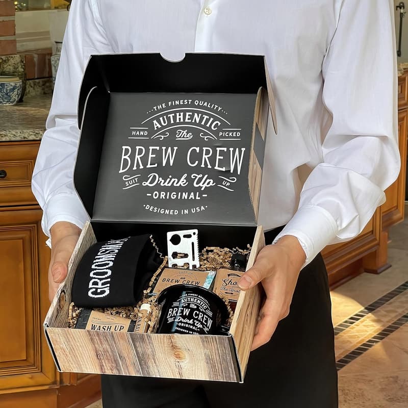 Groomsmen Proposal Gift Box - Brew Crew Kit