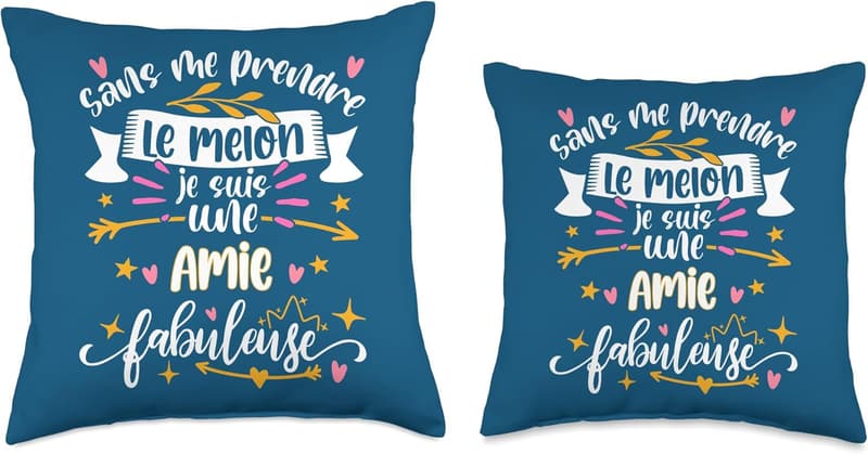 Fabulous Friend Anniversary Throw Pillow, 18x18, Multicolor