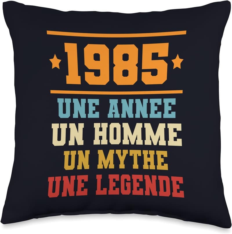 1985 Throw Pillow - Funny Gift for Him