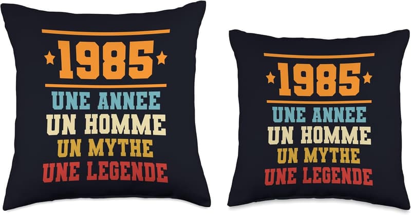 1985 Throw Pillow - Funny Gift for Him
