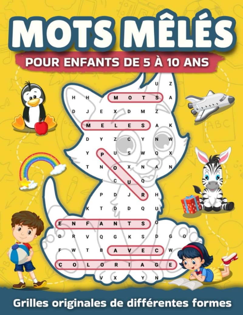 Children's Word Search Puzzle Book: Original Hidden Words