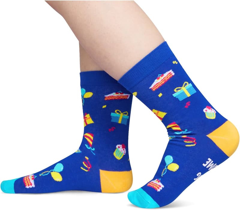 12th Birthday Gift - Fun Socks for Tween Boys & Girls