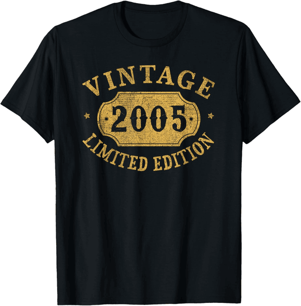 Funny 20th Birthday T-Shirt for Women & Men 2005