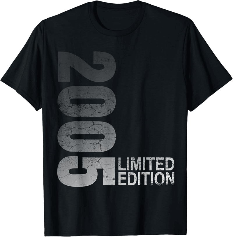 Limited Edition 20th Birthday T-Shirt for Boys