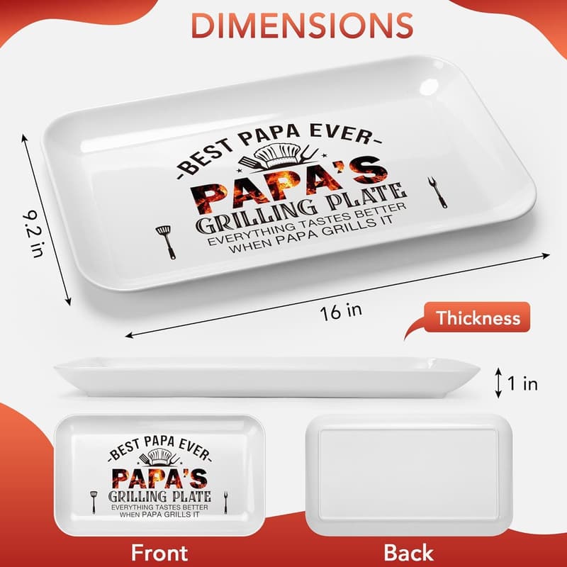 Funny BBQ Grilling Tray for Dad - Father's Day Gift