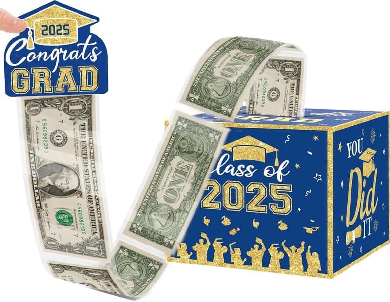 Graduation Money Box for Cash Gifts - Class of 2025