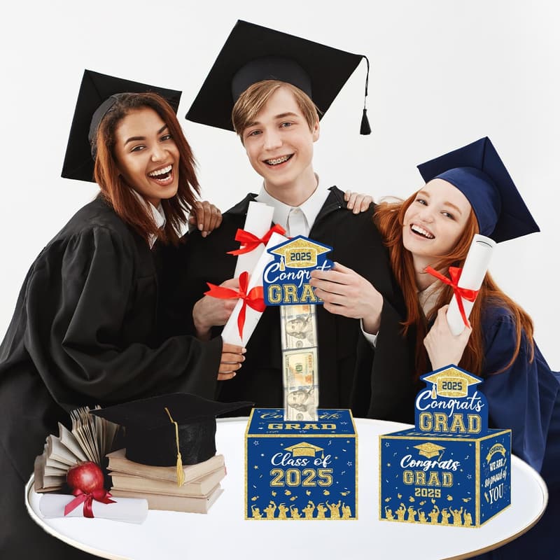 Graduation Money Box for Cash Gifts - Class of 2025