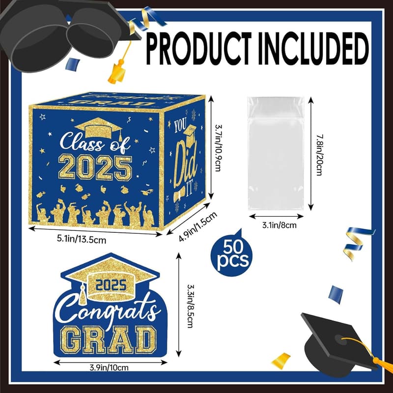 Graduation Money Box for Cash Gifts - Class of 2025