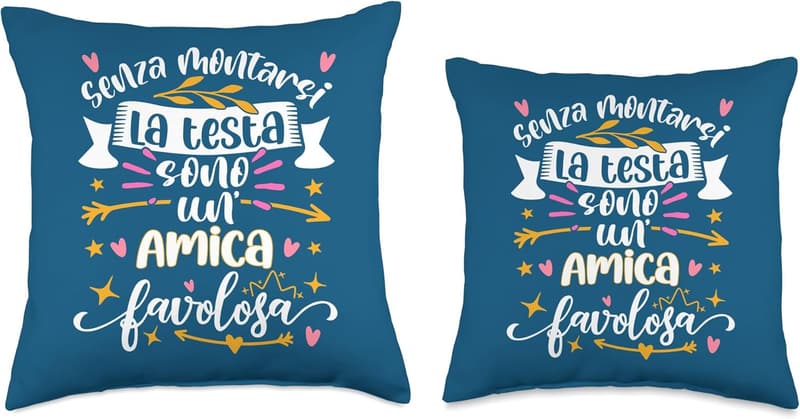 Funny Birthday Throw Pillow for Women, 18x18, Multicolor