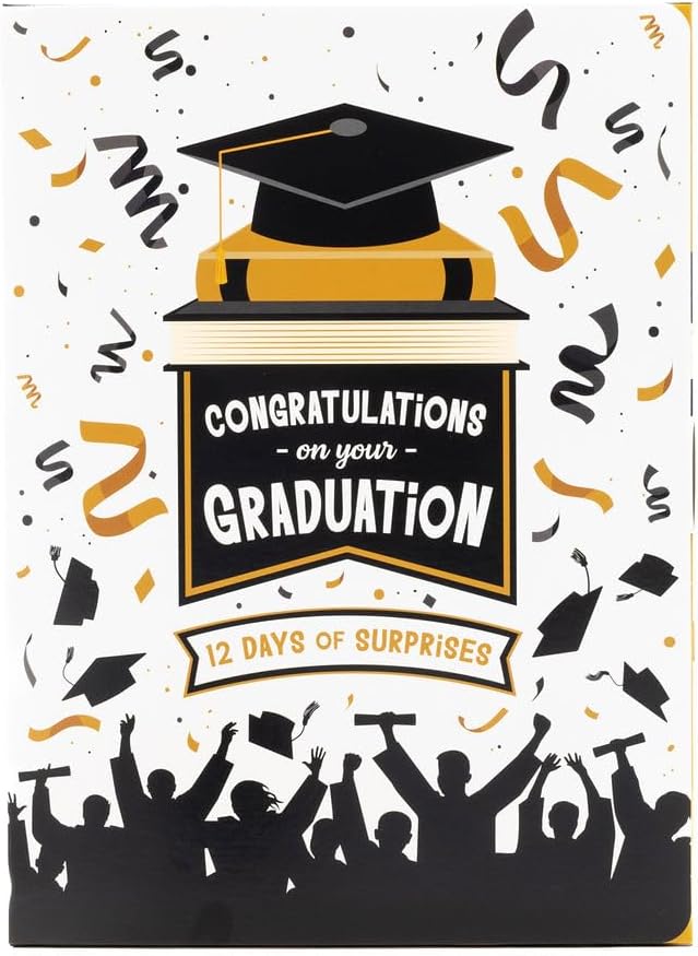 Luxury Graduation Gift Box with Fillable Design for 12 Days