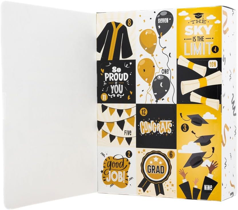 Luxury Graduation Gift Box with Fillable Design for 12 Days