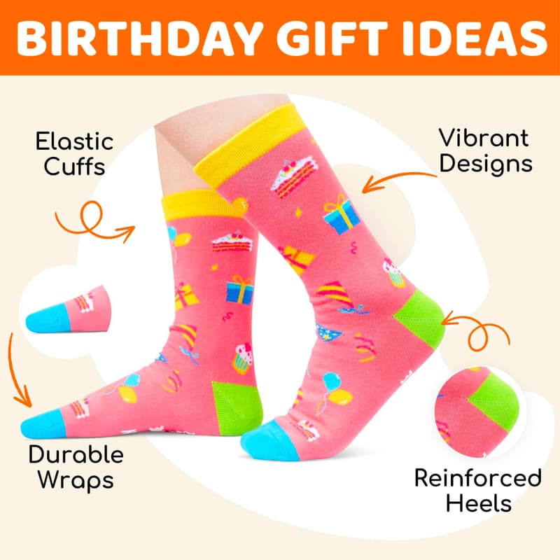 16th Birthday Socks for Girls - Fun Gift Idea