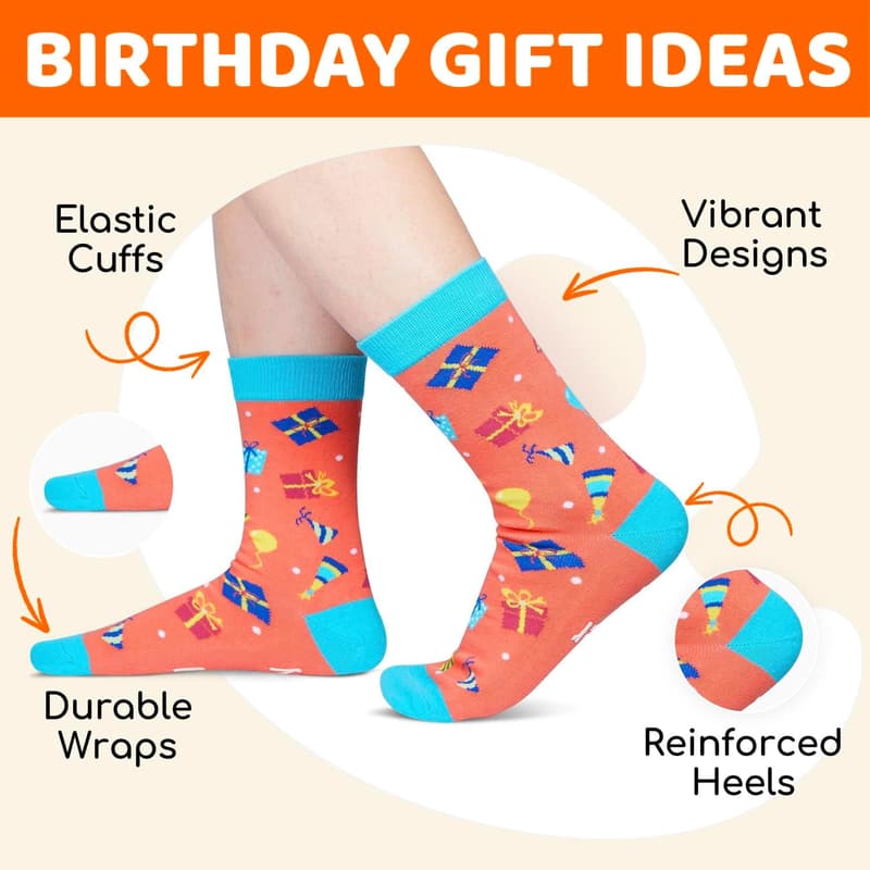 Sweet 16 Birthday Socks for Teen Girls & Boys