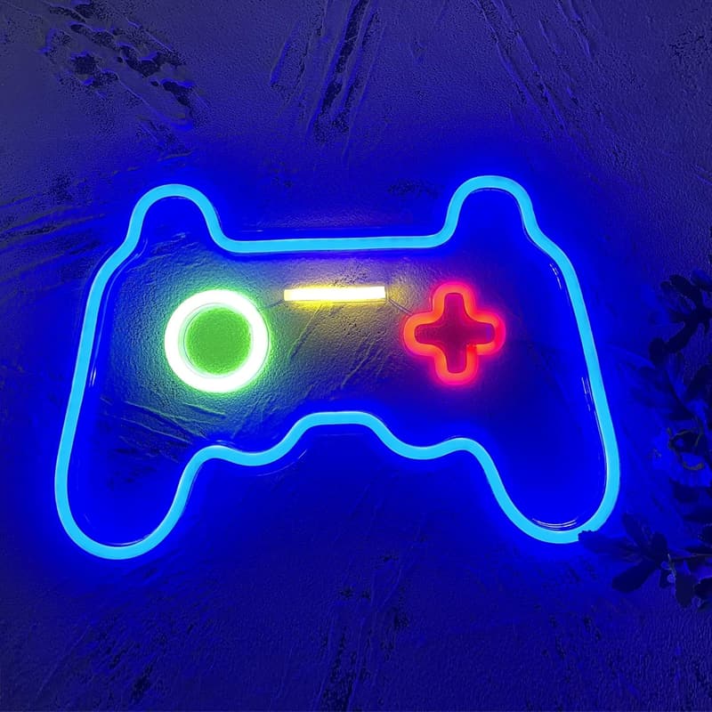 USB Powered Gamepad Neon Sign - Birthday Gift for Teen Boys