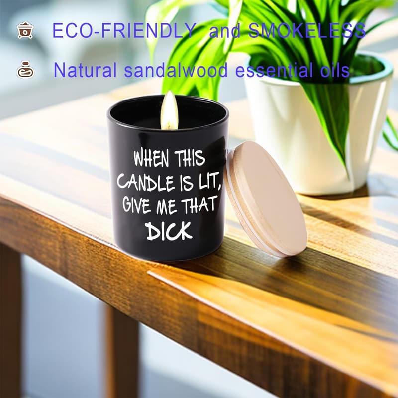 Husband Birthday Sandalwood Scented Candle Gift