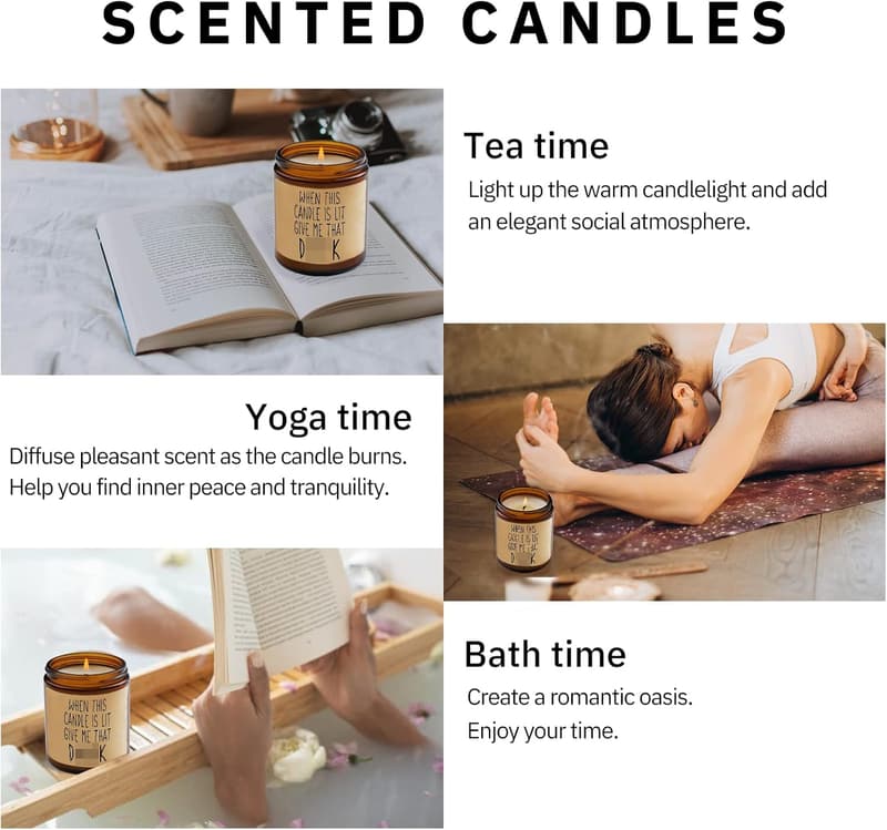 Funny Anniversary Candle Gift for Him – Lavender Scented