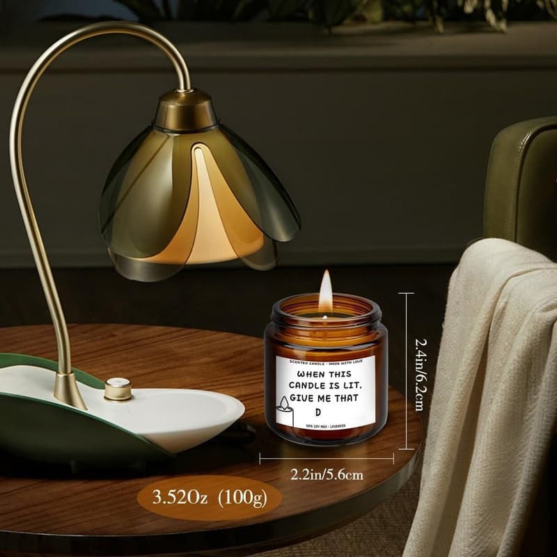 Lavender Scented Candles for Couples' Birthday or Anniversary