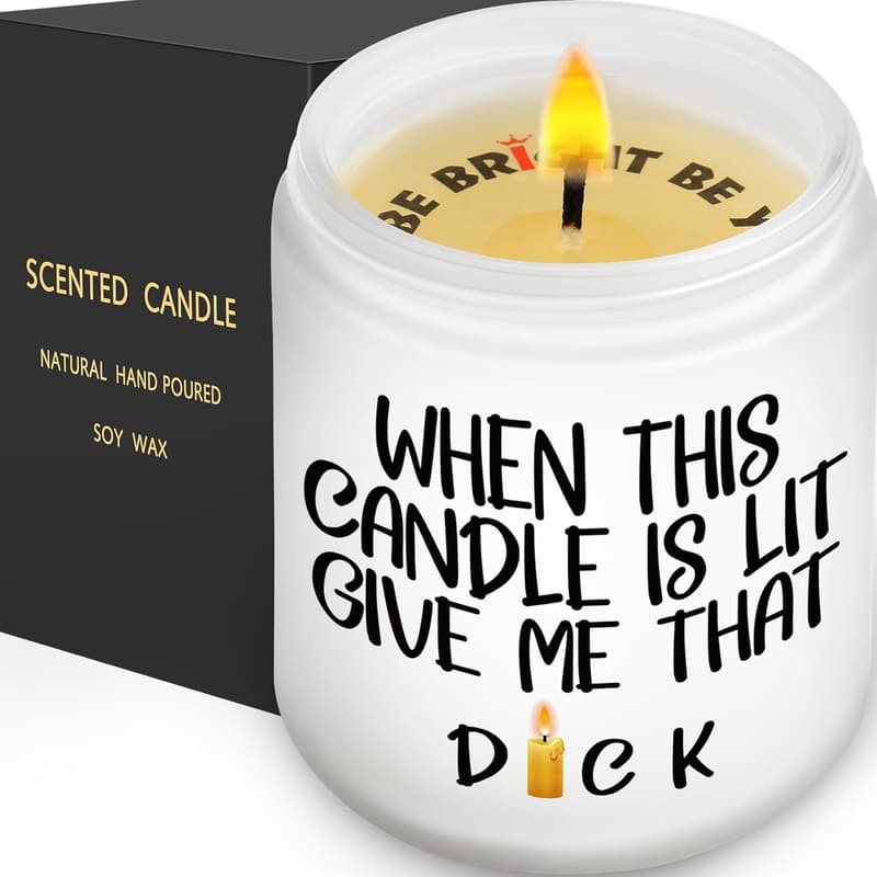 Valentine's Day Lavender Scented Candle for Him