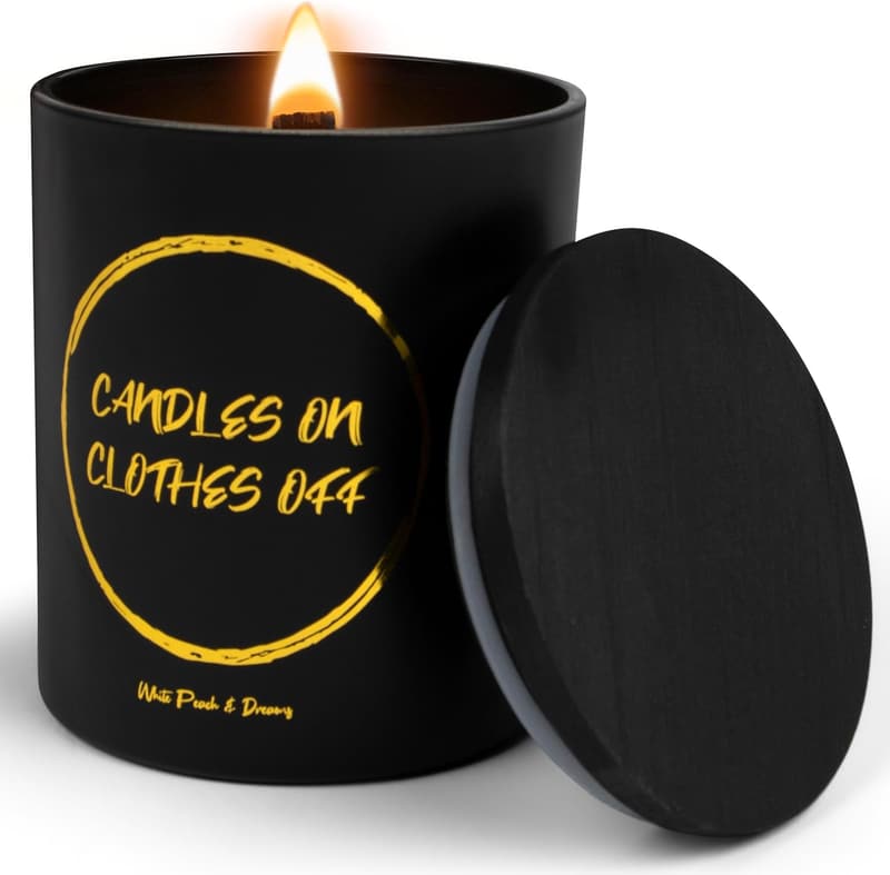 Funny 10oz Soy Wax Candle - White Peach & Dreams Gift