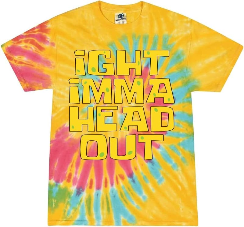 Funny Meme Tie-Dye T-Shirt for Casual Wear