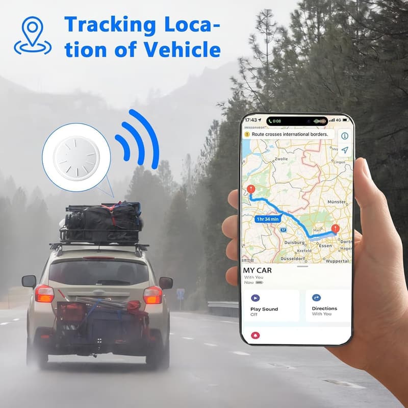 Real-Time Mini GPS Tracker with Magnetic Waterproof Case