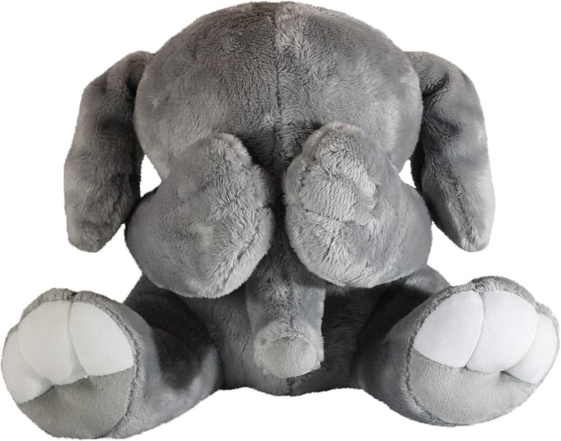 Adorable Gray Elephant Plush - Cute Apology Gift for All