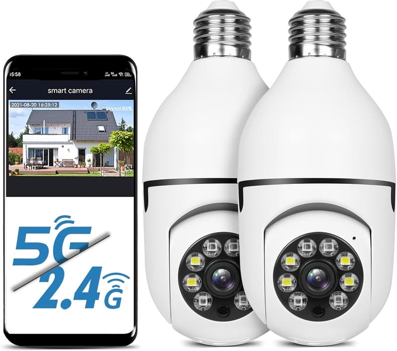 Outdoor HD Wireless Security Cameras with Two-Way Audio (2-Pack)