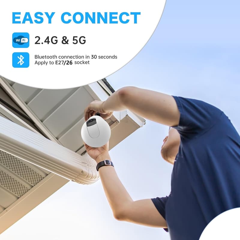 2-Pack 2K WiFi Security Cameras with AI & Cloud Storage