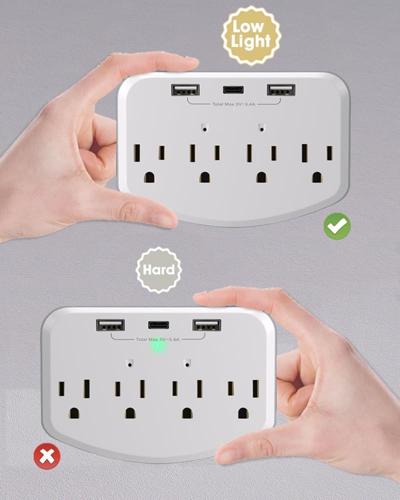 Mini WiFi Hidden Camera – 1080P Wireless Outlet Security Camera