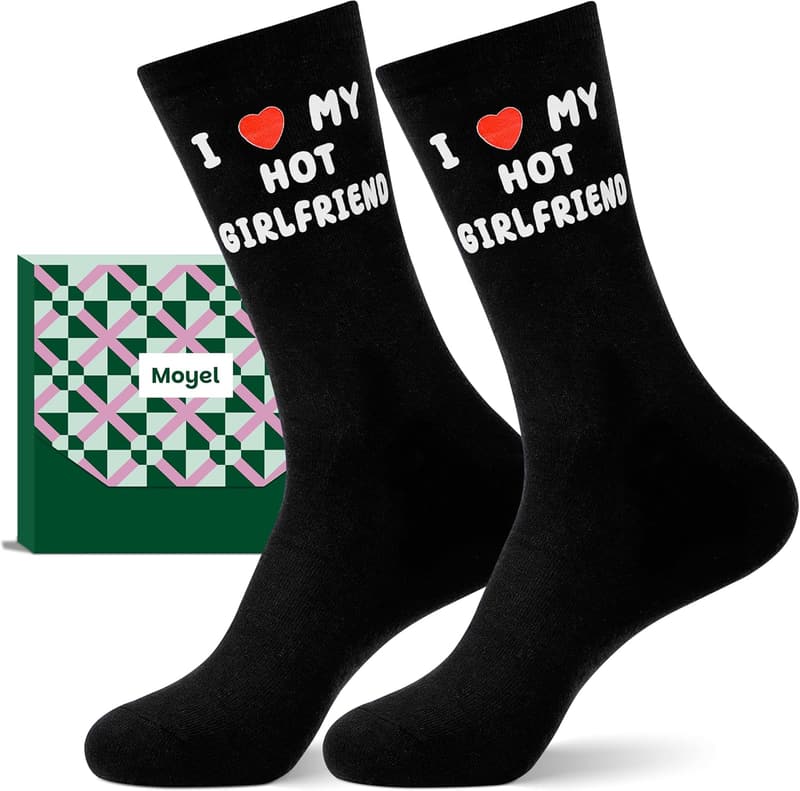 Funny Birthday Socks for Boyfriend - Unique Gift Idea