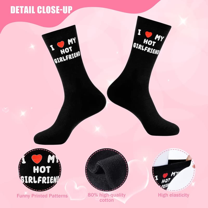 Funny Birthday Socks for Boyfriend - Unique Gift Idea