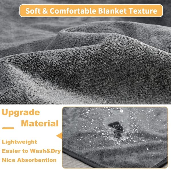 Extra Large Washable Dog Pee Pad - Waterproof & Non-Slip Mat 65x48