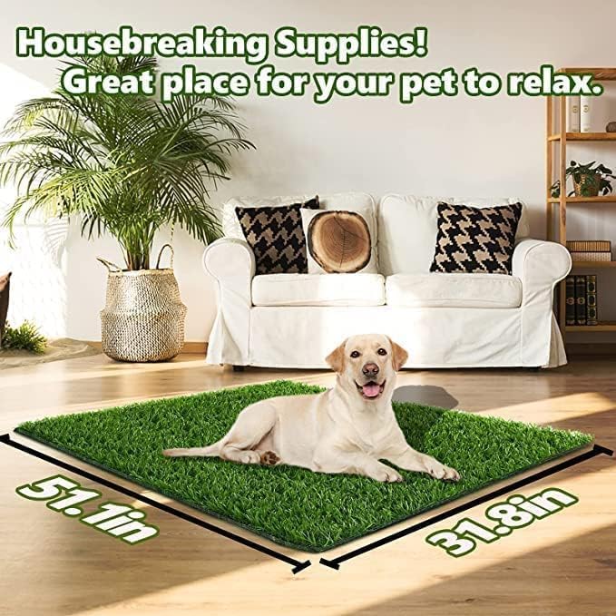 Artificial Grass Pee Pad for Dogs, 50.1x30.5 in.