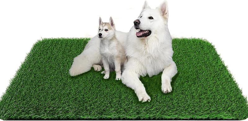 Pet Potty Training Grass Pad - 39.3x31.5 inches, Easy Clean