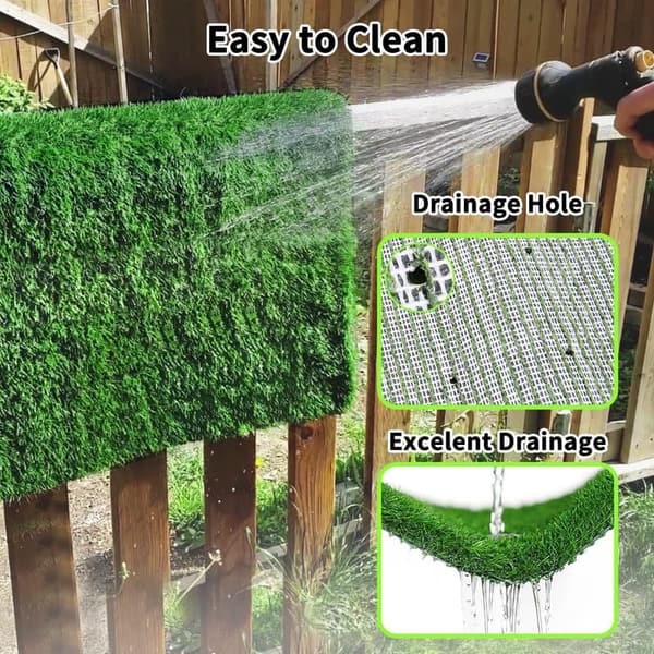 Pet Potty Training Grass Pad - 39.3x31.5 inches, Easy Clean