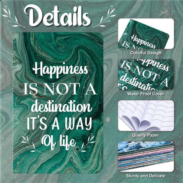 Mini Colorful Notebooks - Motivational Notepads (24 Pcs)