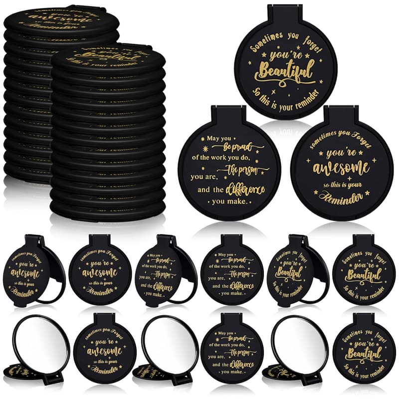 Inspirational Pocket Mirror Bulk Gift Set for Women