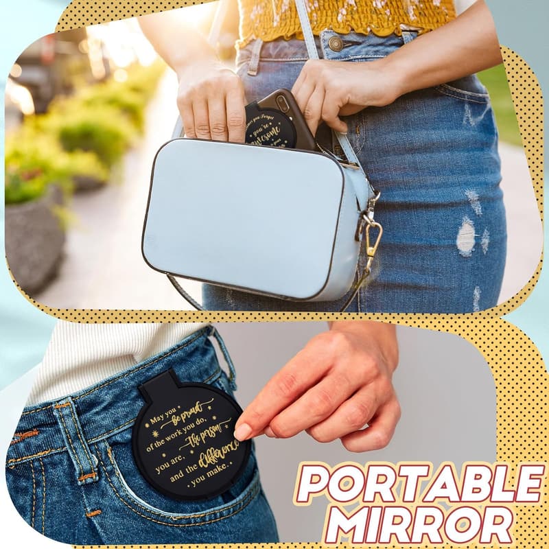 Inspirational Pocket Mirror Bulk Gift Set for Women