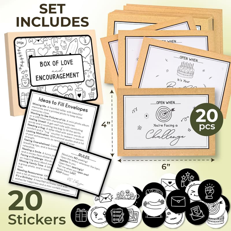 2025 Graduation Gift for Her - Open When Letter Kit