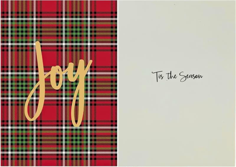 40-Count Holiday Greeting Card Set with Envelopes - 5 Designs