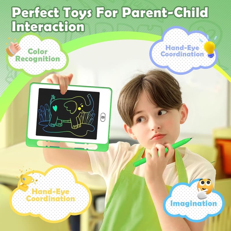 Colorful 6.5-Inch LCD Writing Tablet for Kids' Learning