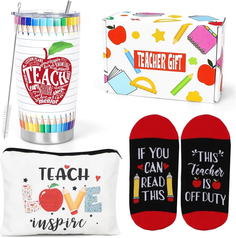 Teacher Appreciation Wine Tumbler Gift for Men & Women
