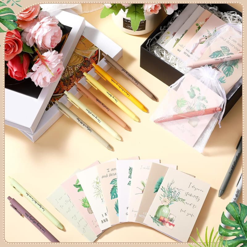 Gratitude Notebook & Pen Gift Set for Women's Self-Care