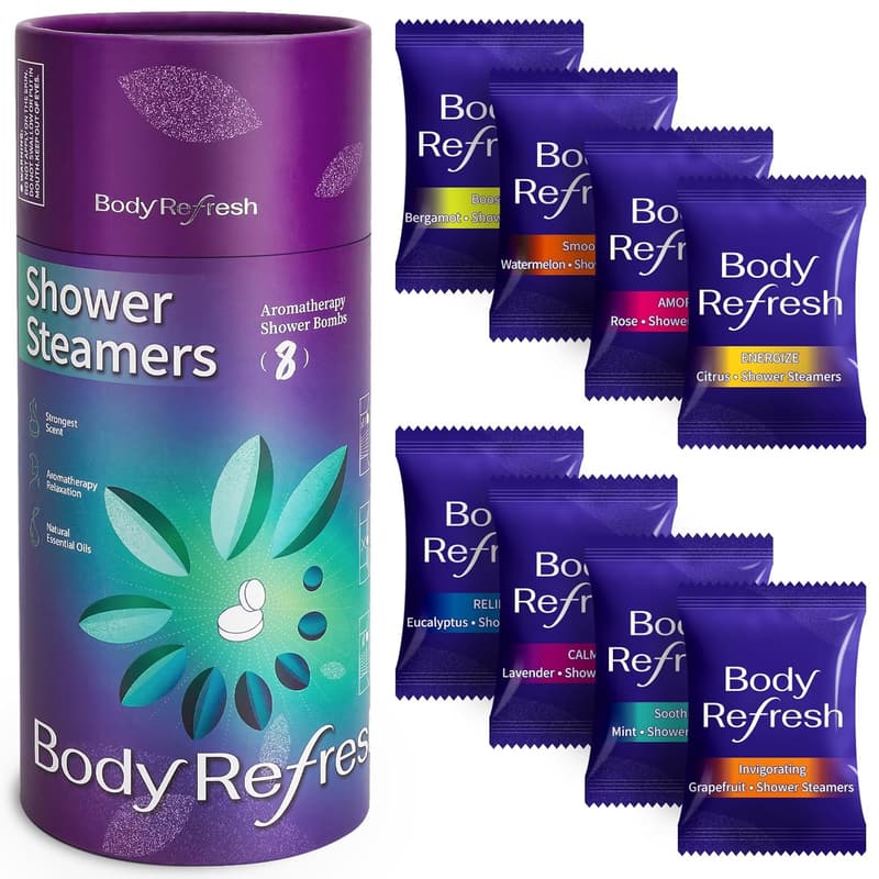 Aromatherapy Shower Steamers - 8 Pack Spa Gifts for Women