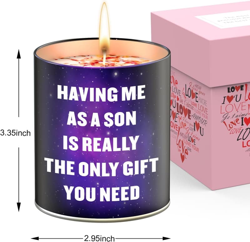 Gardenia Scented Candle for Mother's Day Gift from Kids